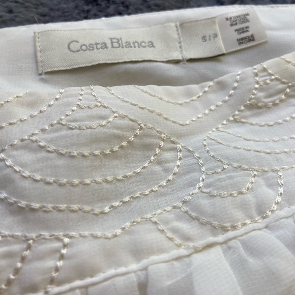 Black and White Ombré Long Skirt - Picture 4 of 5